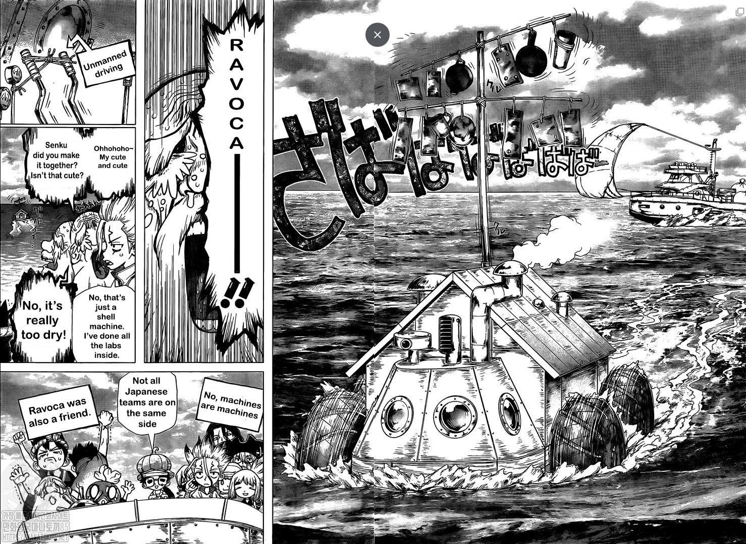 Dr. Stone Manga Chapter 174 page 8 - The Specter of the Panama Canal