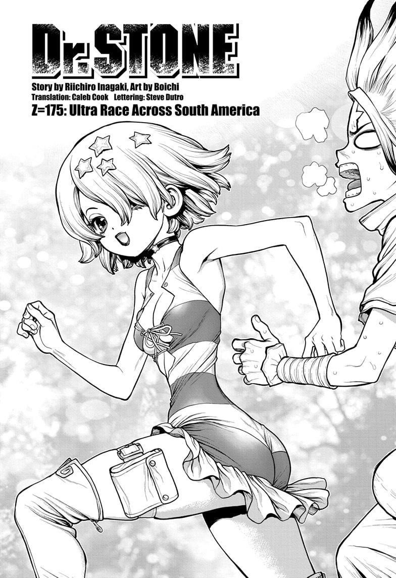 Dr. Stone Manga Chapter 175 page 1 - Ultra Race Across South America
