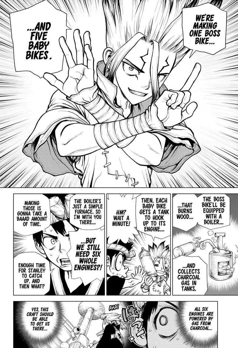Dr. Stone Manga Chapter 175 page 11 - Ultra Race Across South America