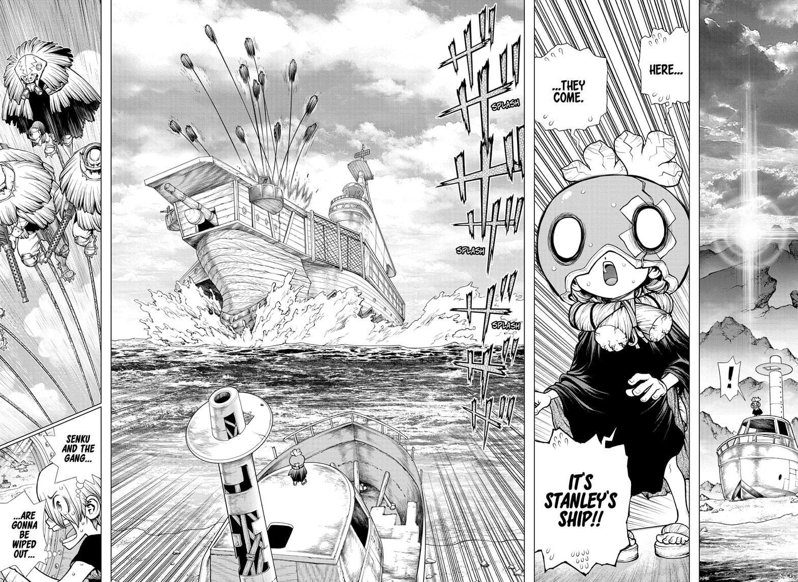 Dr. Stone Manga Chapter 175 page 13 - Ultra Race Across South America