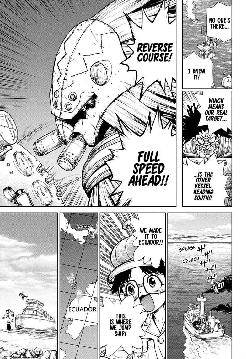 Dr. Stone Manga Chapter 175 page 9 - Ultra Race Across South America