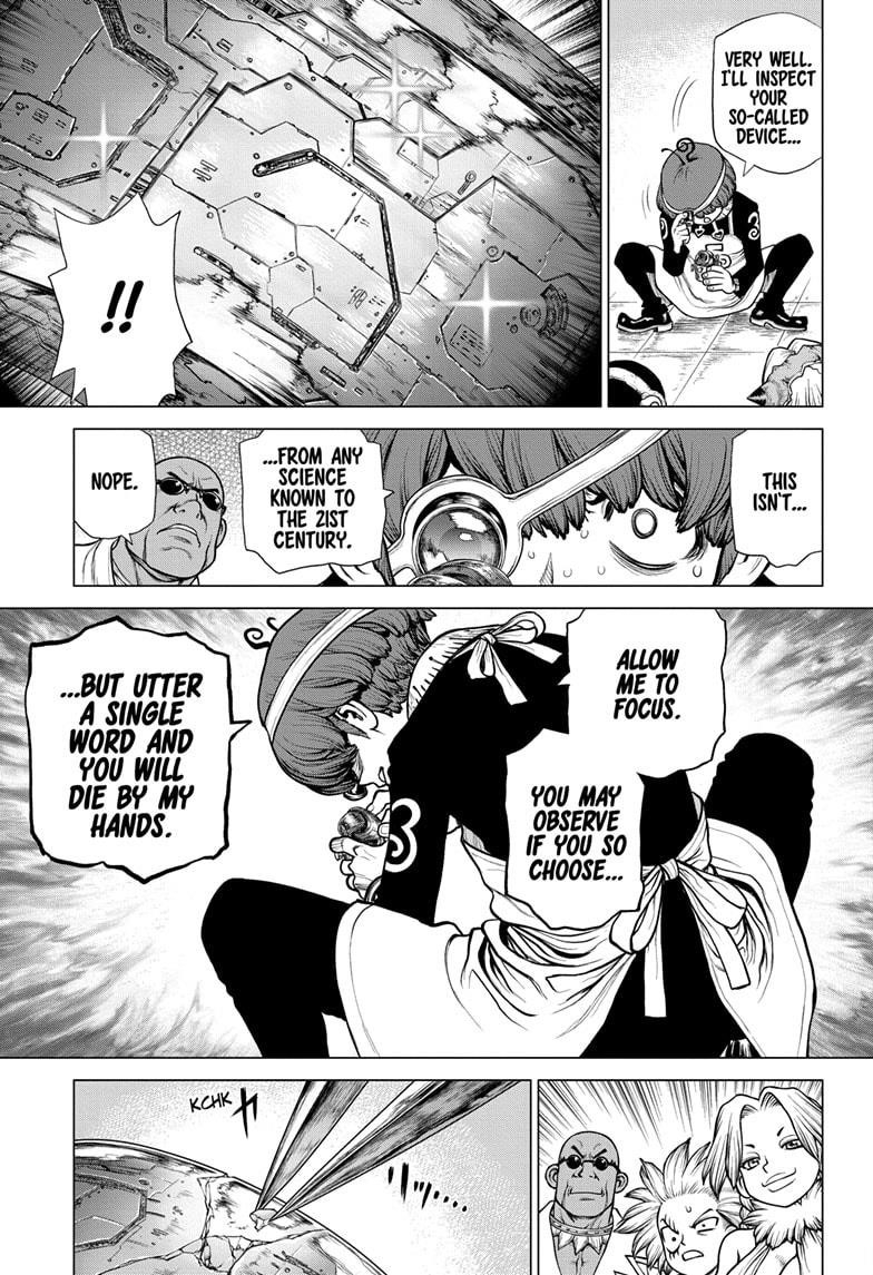 Dr. Stone Manga Chapter 177 page 13 - Medusa Mechanism