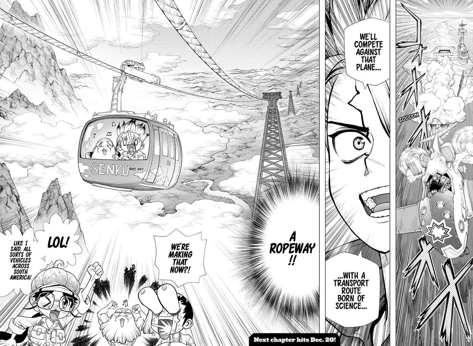 Dr. Stone Manga Chapter 178 page 19 - Science Scales Mountains