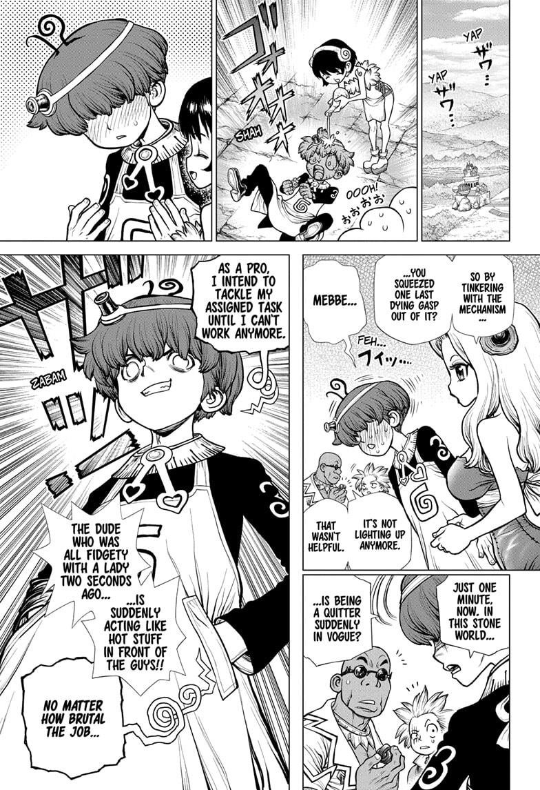 Dr. Stone Manga Chapter 178 page 3 - Science Scales Mountains