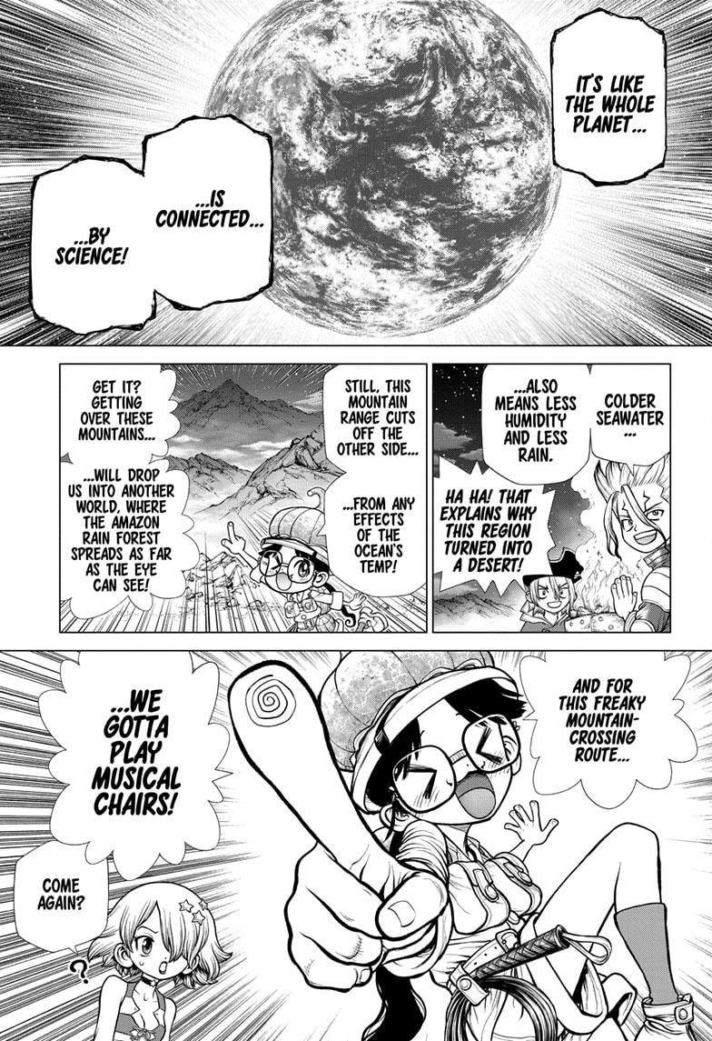 Dr. Stone Manga Chapter 178 page 8 - Science Scales Mountains