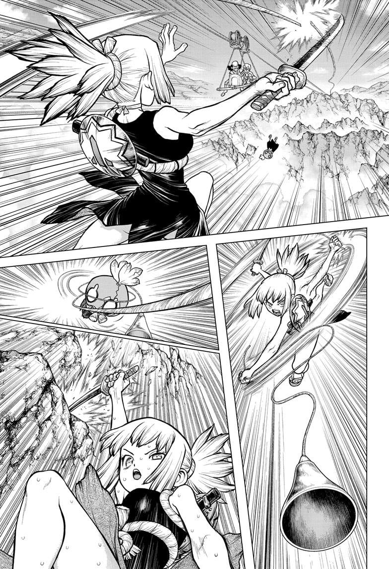 Dr. Stone Manga Chapter 179 page 12 - Bonds on the High-Wire