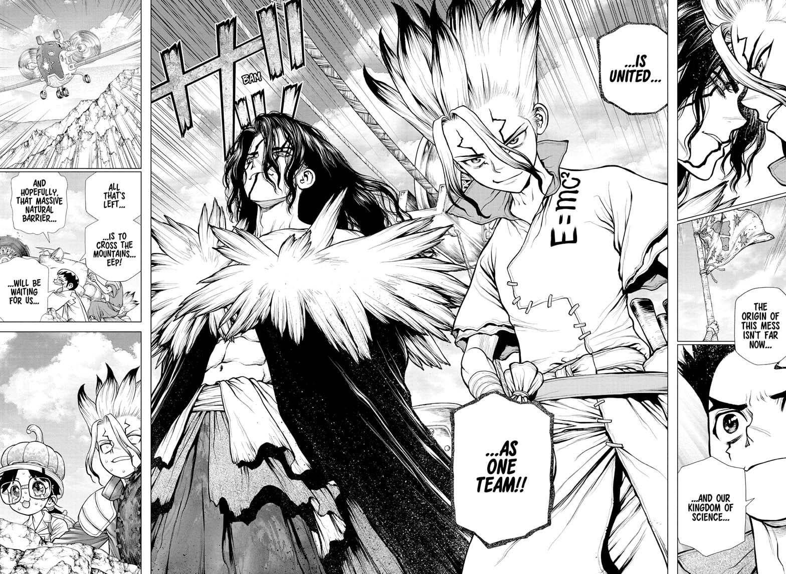 Dr. Stone Manga Chapter 179 page 15 - Bonds on the High-Wire