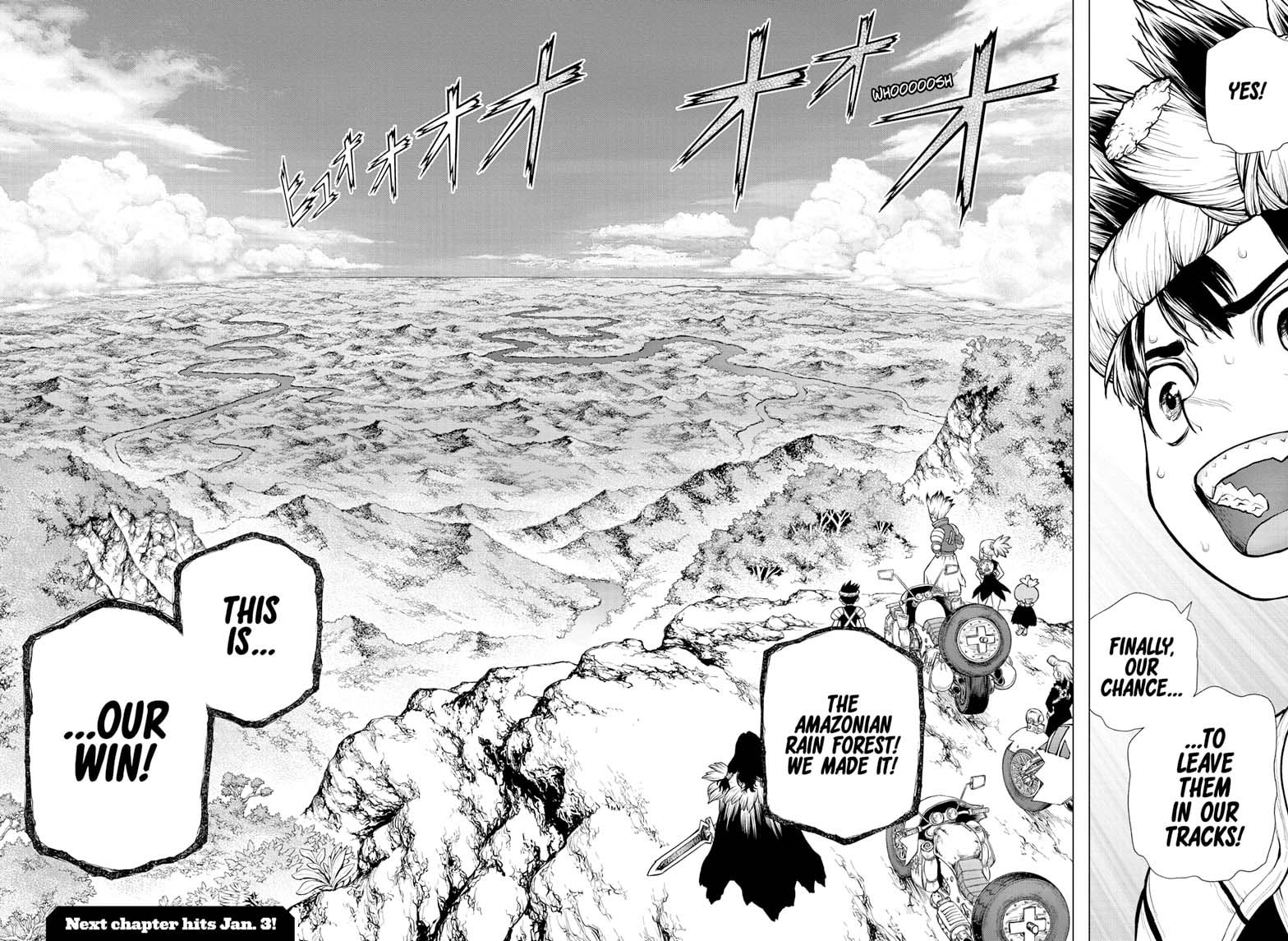 Dr. Stone Manga Chapter 179 page 16 - Bonds on the High-Wire