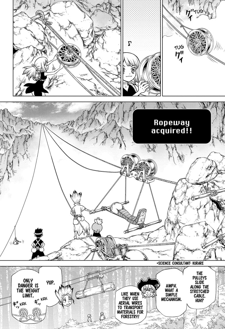 Dr. Stone Manga Chapter 179 page 4 - Bonds on the High-Wire