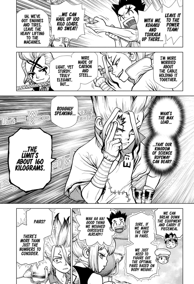 Dr. Stone Manga Chapter 179 page 5 - Bonds on the High-Wire