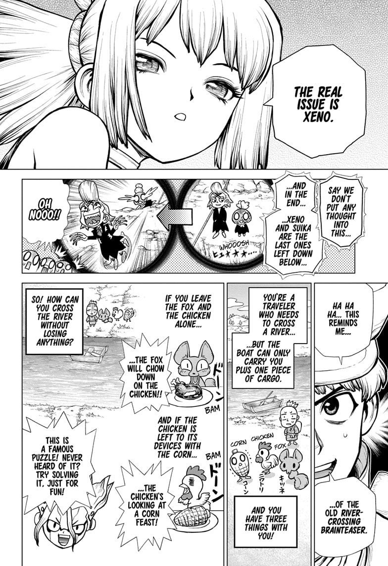 Dr. Stone Manga Chapter 179 page 6 - Bonds on the High-Wire