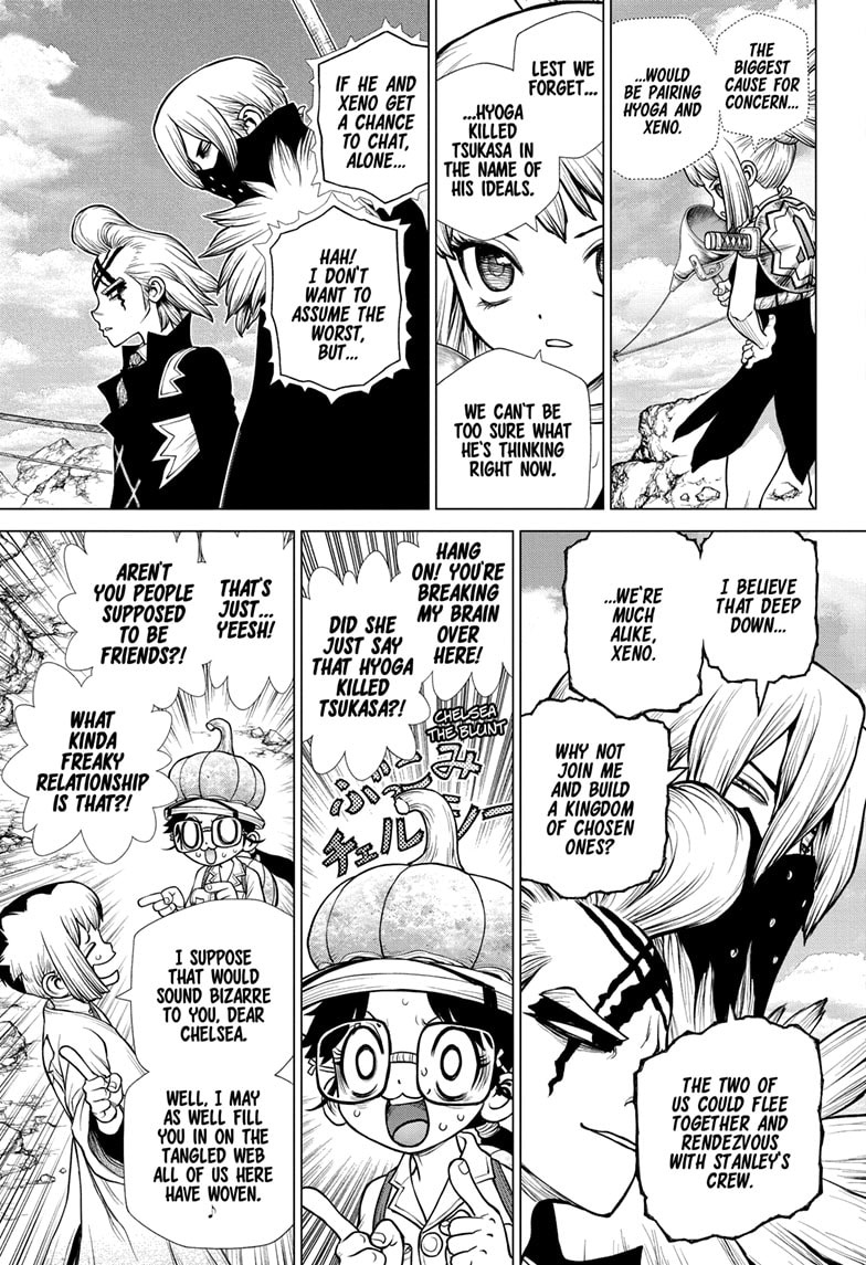 Dr. Stone Manga Chapter 179 page 7 - Bonds on the High-Wire
