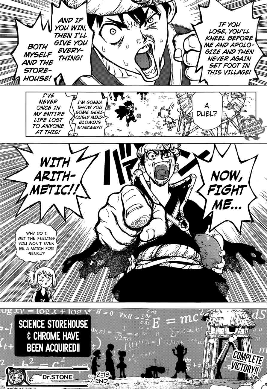 Dr. Stone Manga Chapter 18 page 18 - Sorcery Showdown