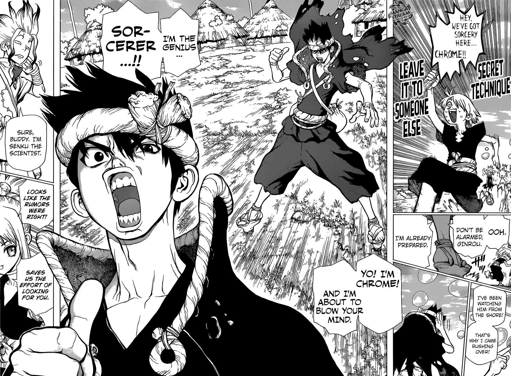 Dr. Stone Manga Chapter 18 page 2 - Sorcery Showdown