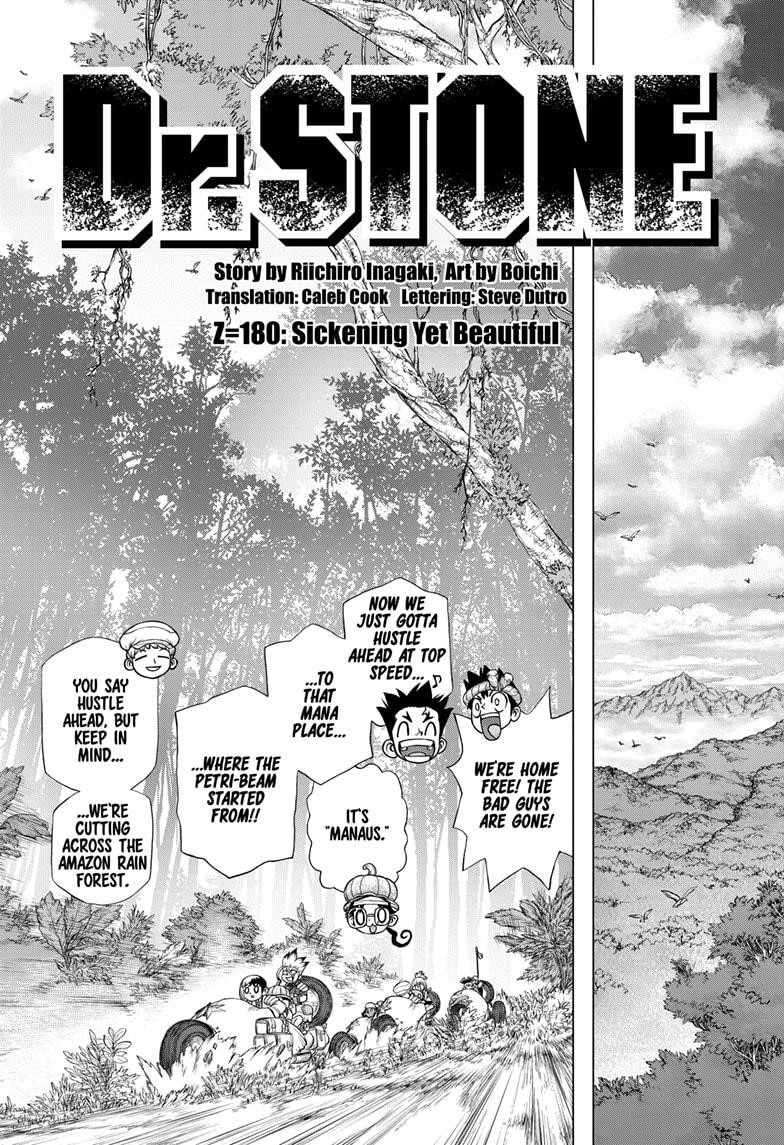 Dr. Stone Manga Chapter 180 page 3 - Sickening Yet Beautiful