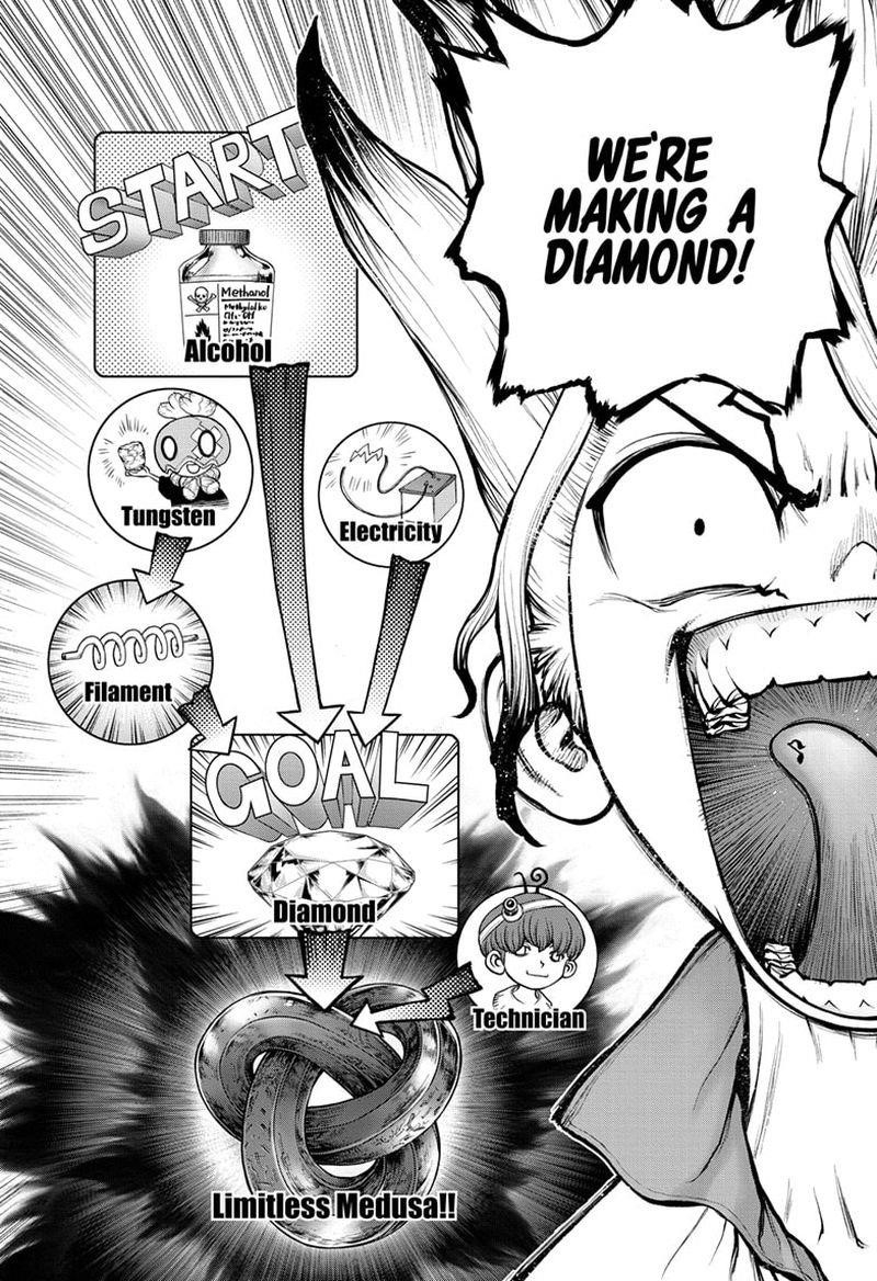 Dr. Stone Manga Chapter 182 page 9 - Diamond Heart