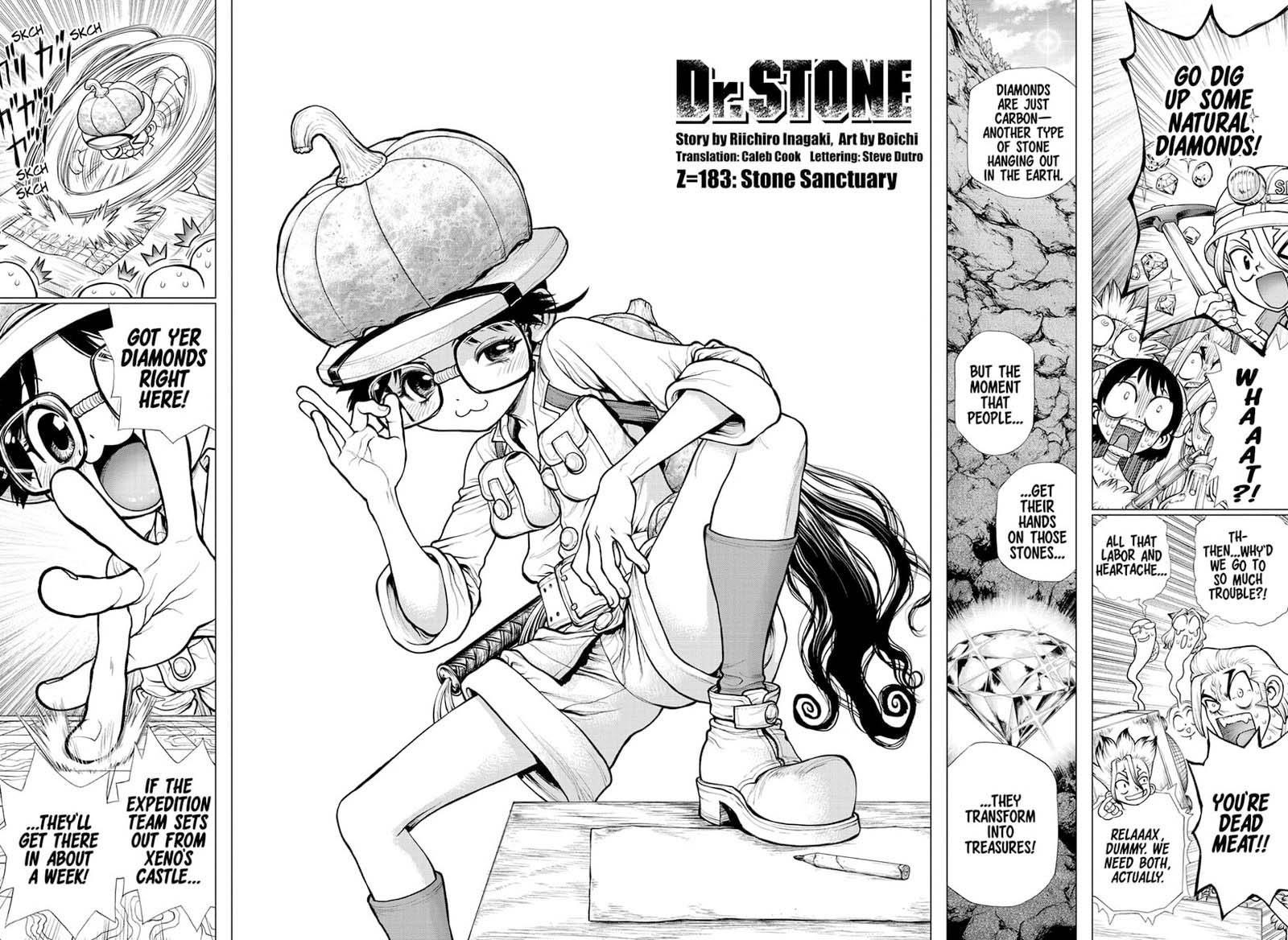 Dr. Stone Manga Chapter 183 page 2 - Stone Sanctuary