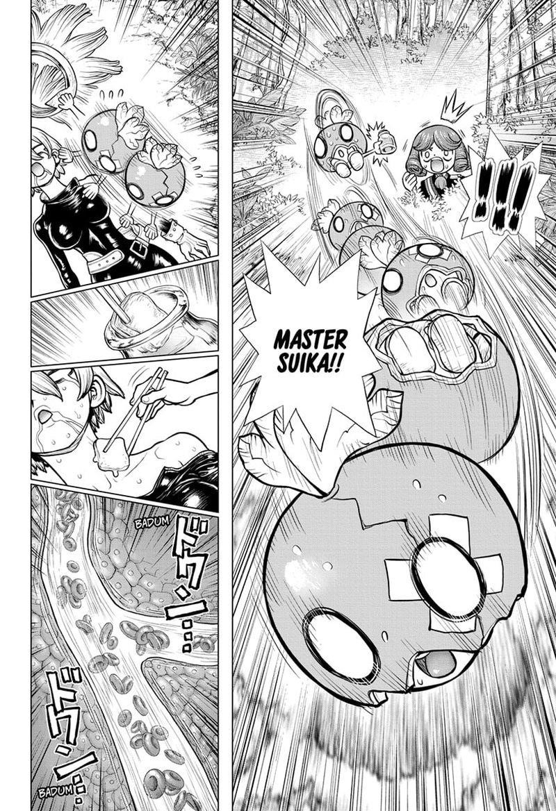 Dr. Stone Manga Chapter 185 page 15 - Lovely Cleavage Plane