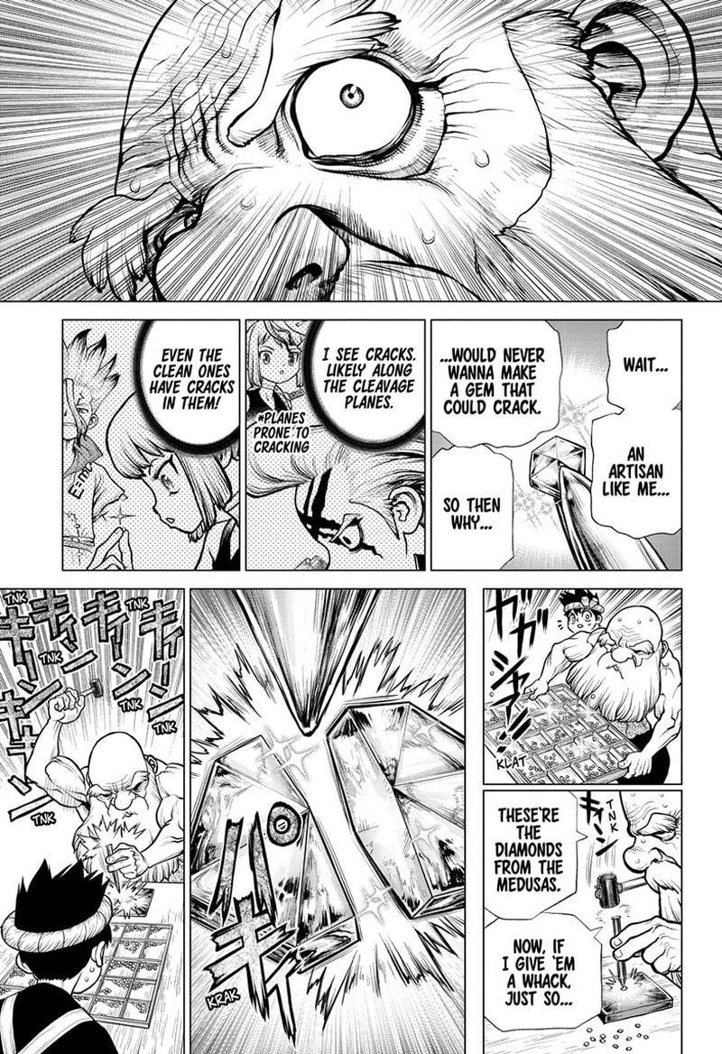 Dr. Stone Manga Chapter 185 page 7 - Lovely Cleavage Plane