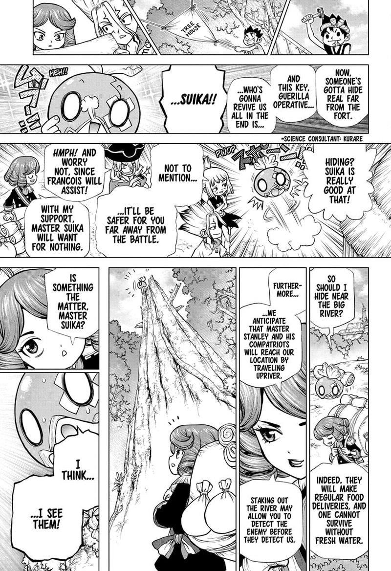 Dr. Stone Manga Chapter 185 page 9 - Lovely Cleavage Plane