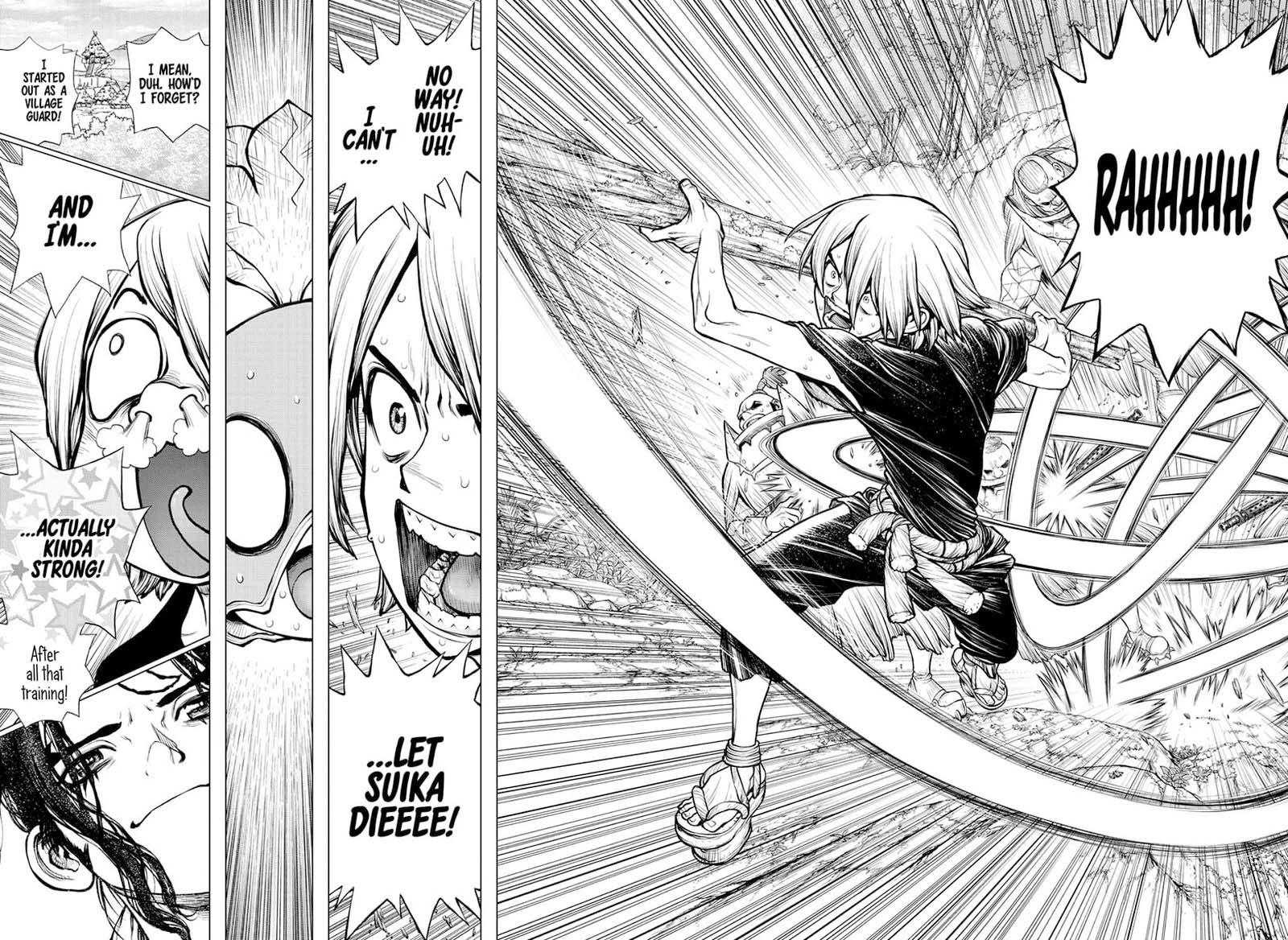 Dr. Stone Manga Chapter 186 page 8 - To Each Their Own Blade