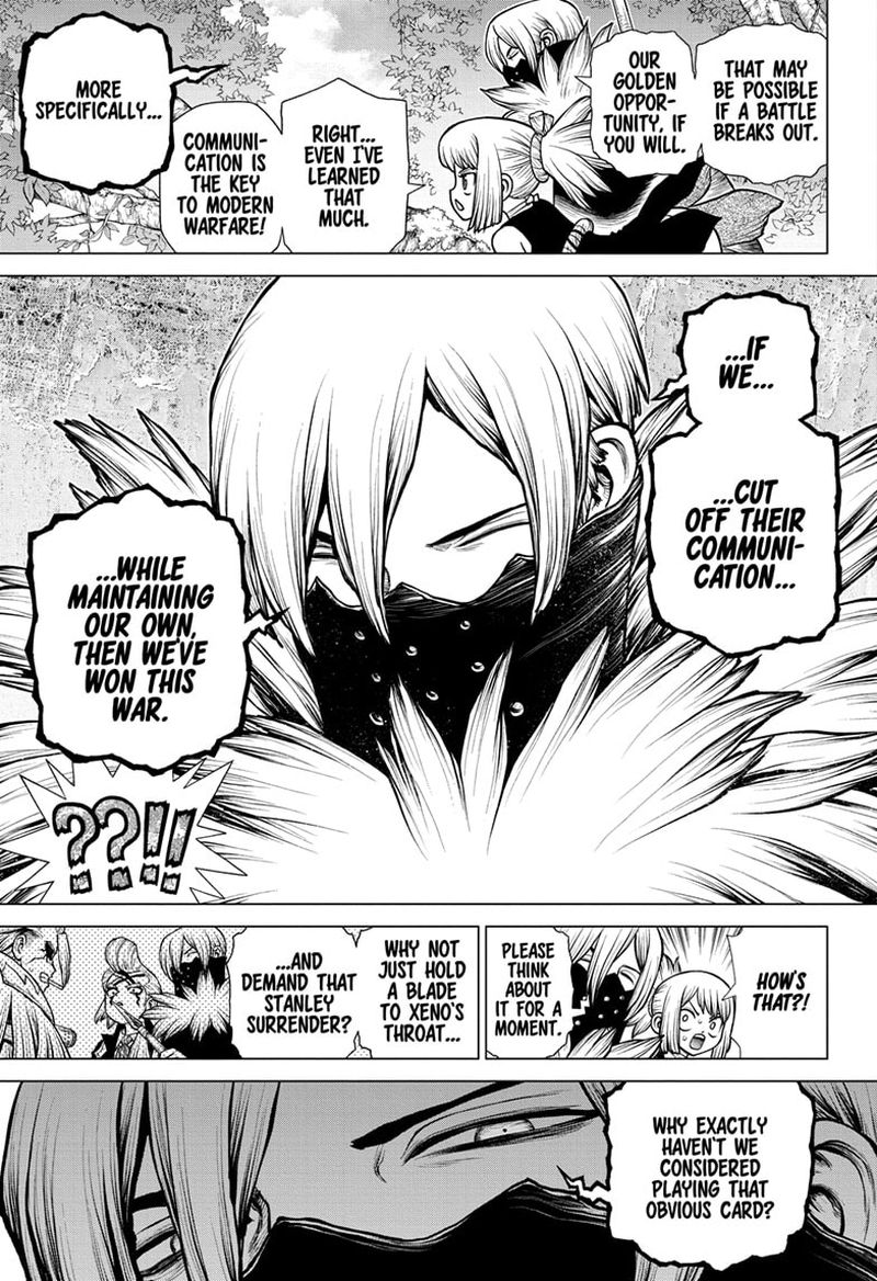 Dr. Stone Manga Chapter 187 page 10 - Cyber Guerilla