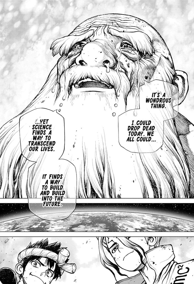 Dr. Stone Manga Chapter 190 page 10 - Science Transcends Life