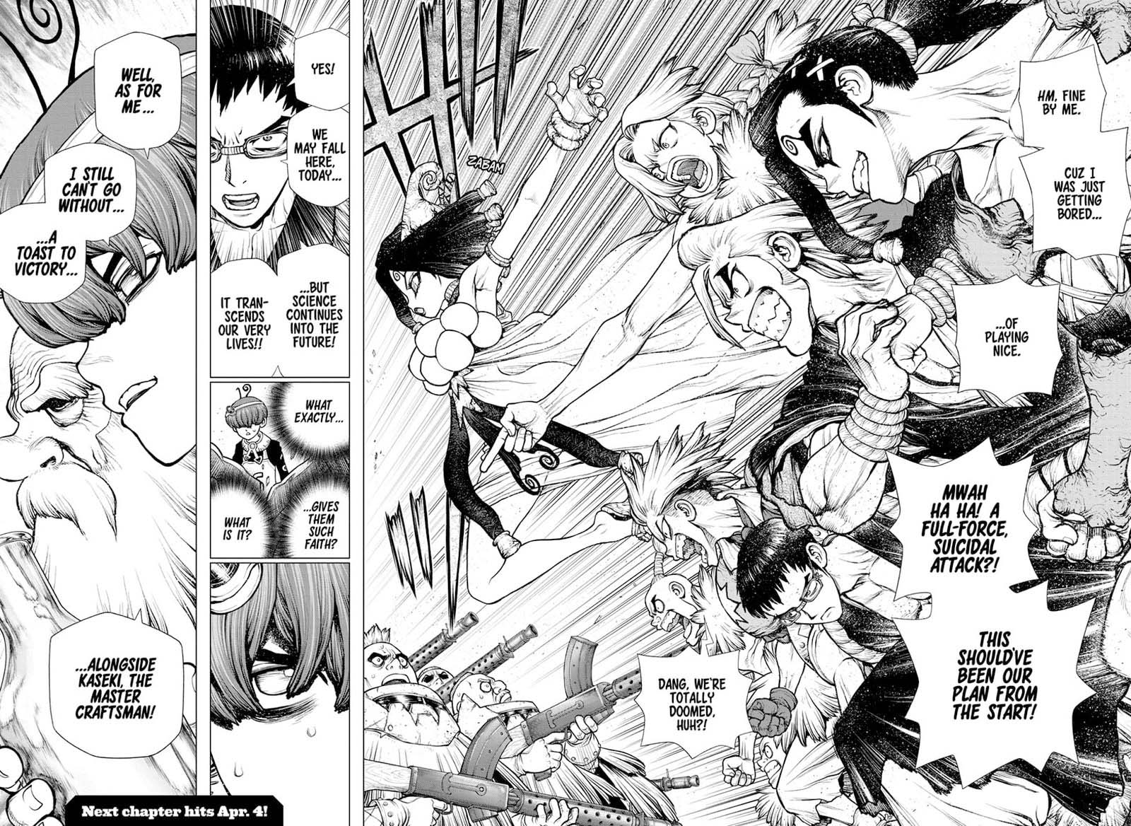 Dr. Stone Manga Chapter 190 page 16 - Science Transcends Life