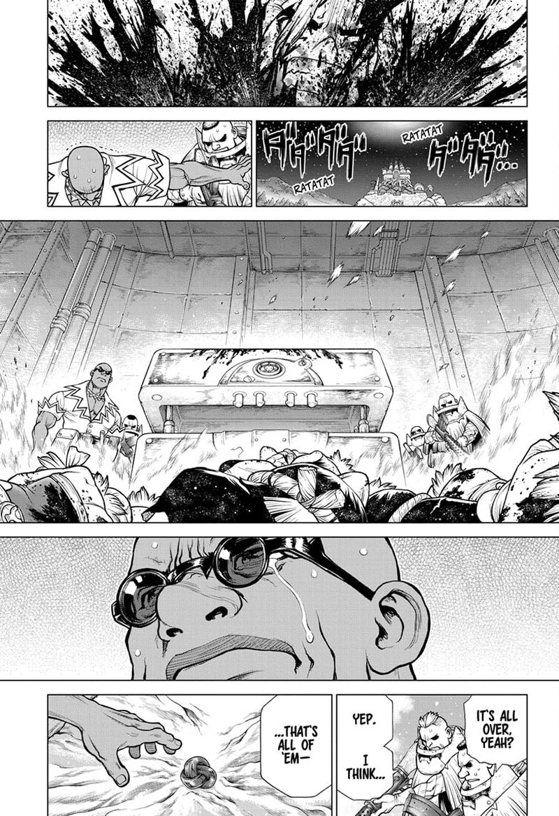 Dr. Stone Manga Chapter 191 page 10 - Divine Scream, Down to Earth