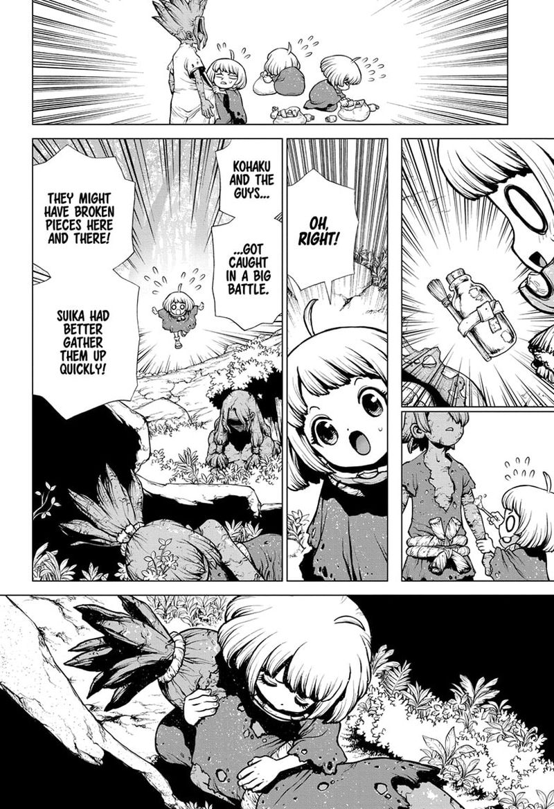 Dr. Stone Manga Chapter 195 page 4 - Treasure Hunter, All Alone