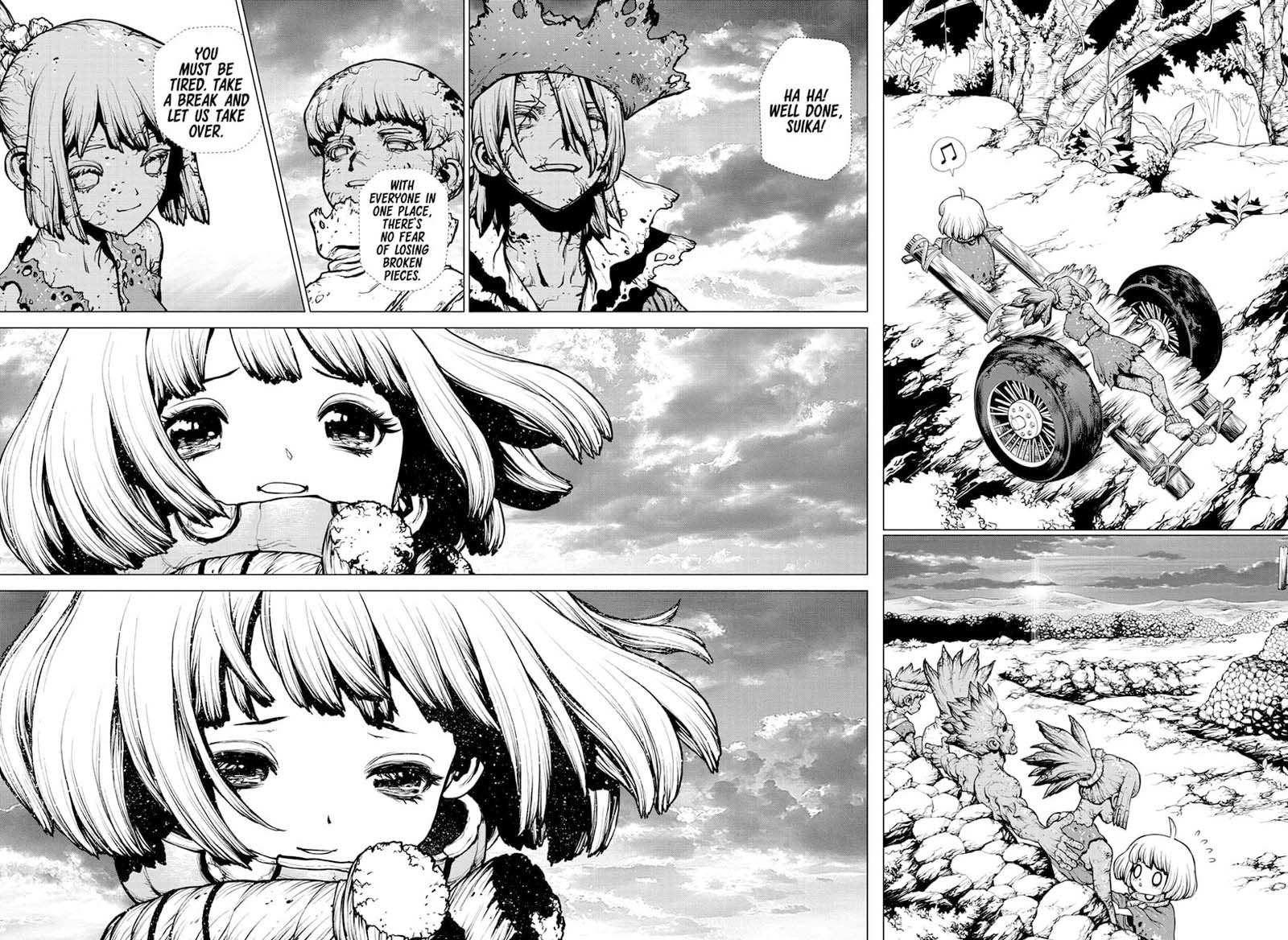 Dr. Stone Manga Chapter 195 page 6 - Treasure Hunter, All Alone