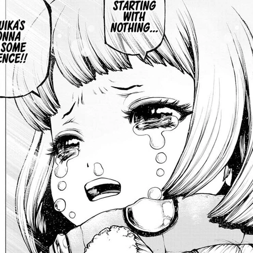 Dr. Stone Manga Chapter 195 (Treasure Hunter, All Alone) cover