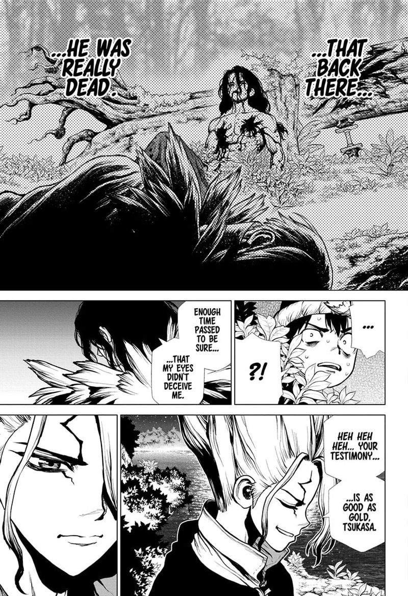 Dr. Stone Manga Chapter 197 page 15 - A Stony Eden and Its Forbidden Fruit