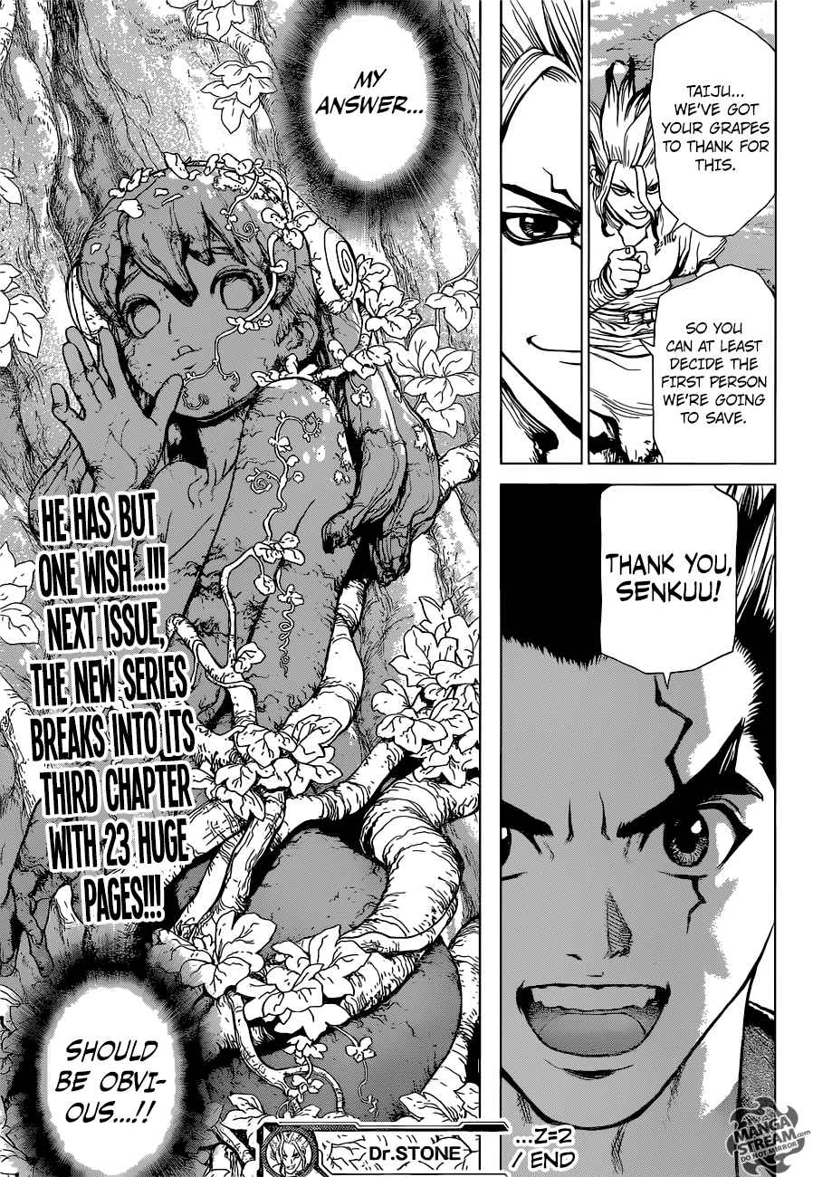 Dr. Stone Manga Chapter 2 page 24 - Fantasy vs Science