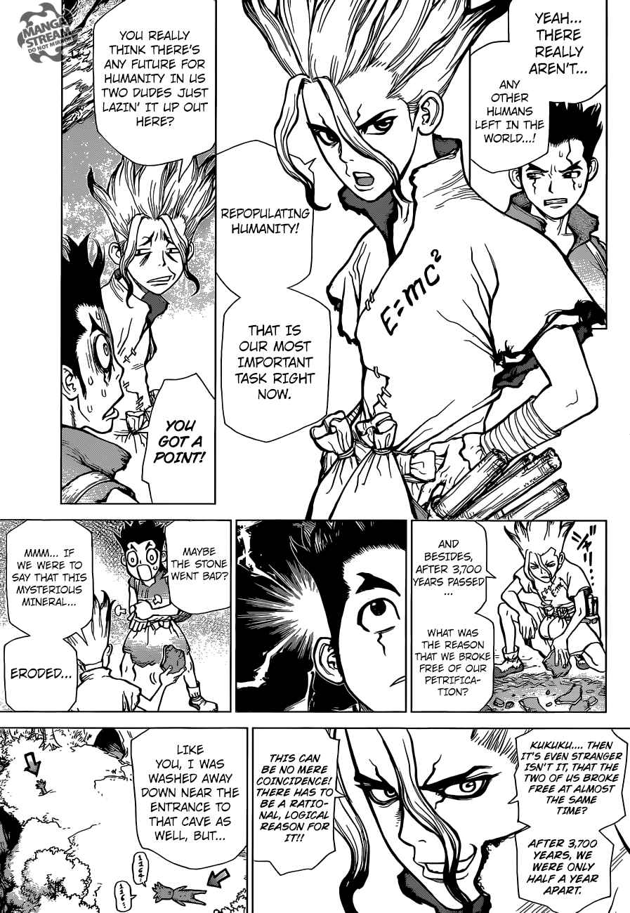 Dr. Stone Manga Chapter 2 page 7 - Fantasy vs Science