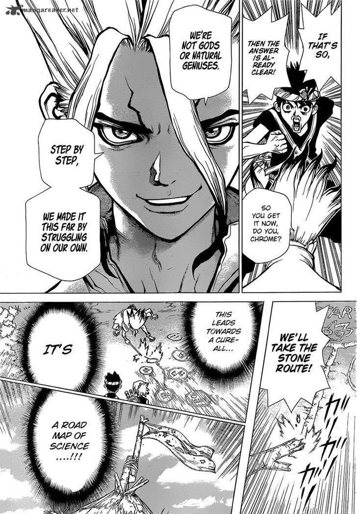 Dr. Stone Manga Chapter 20 page 8 - Stone Road
