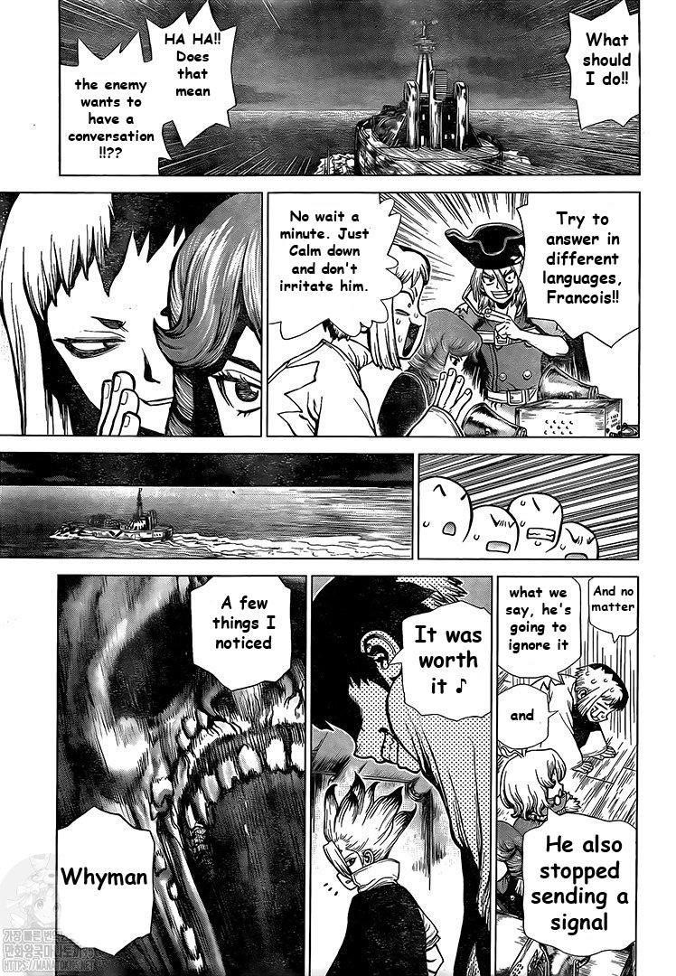 Dr. Stone Manga Chapter 201 page 13 - Morse Talk