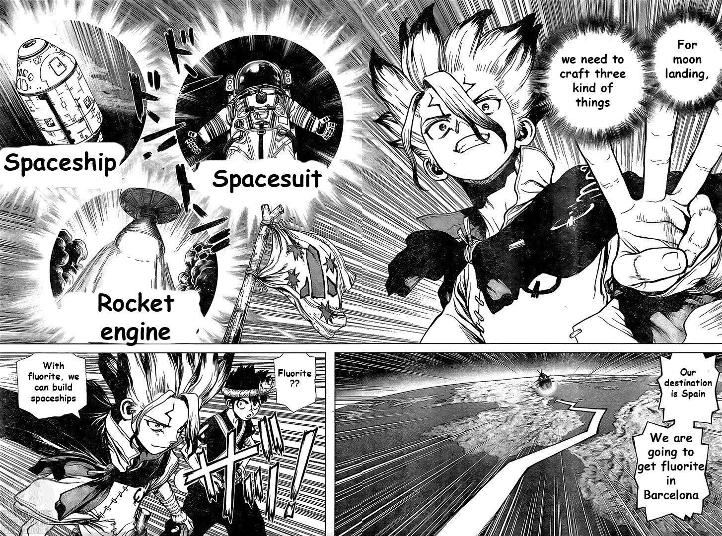 Dr. Stone Manga Chapter 201 page 16 - Morse Talk