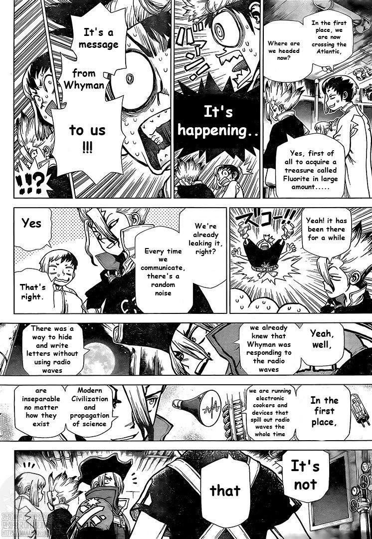 Dr. Stone Manga Chapter 201 page 9 - Morse Talk
