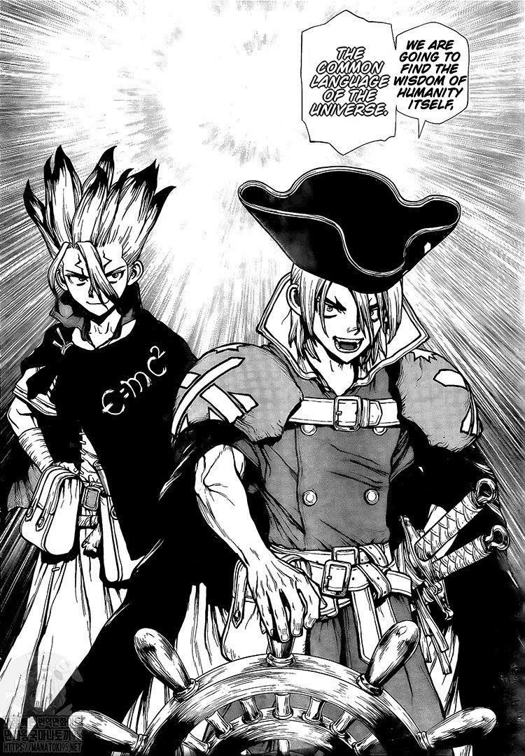 Dr. Stone Manga Chapter 204 page 4 - The Universe is Written in the Language of Mathematics