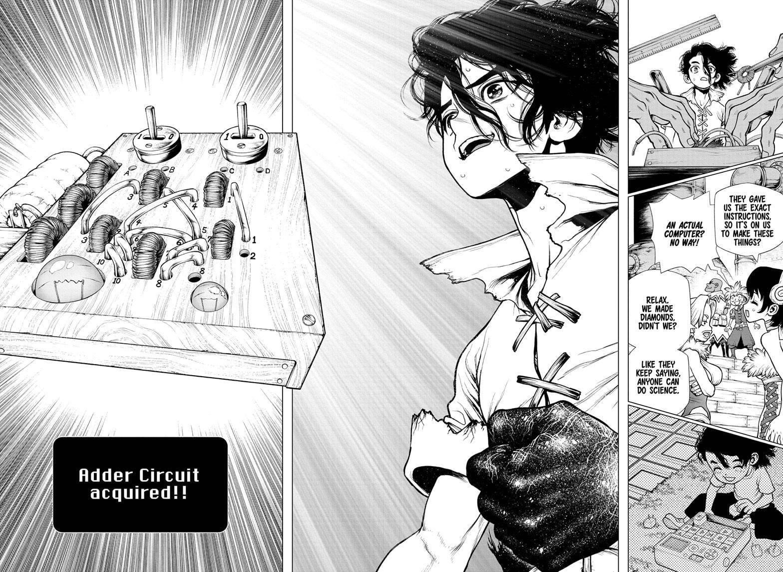 Dr. Stone Manga Chapter 206 page 15 - Dawn of the Computer