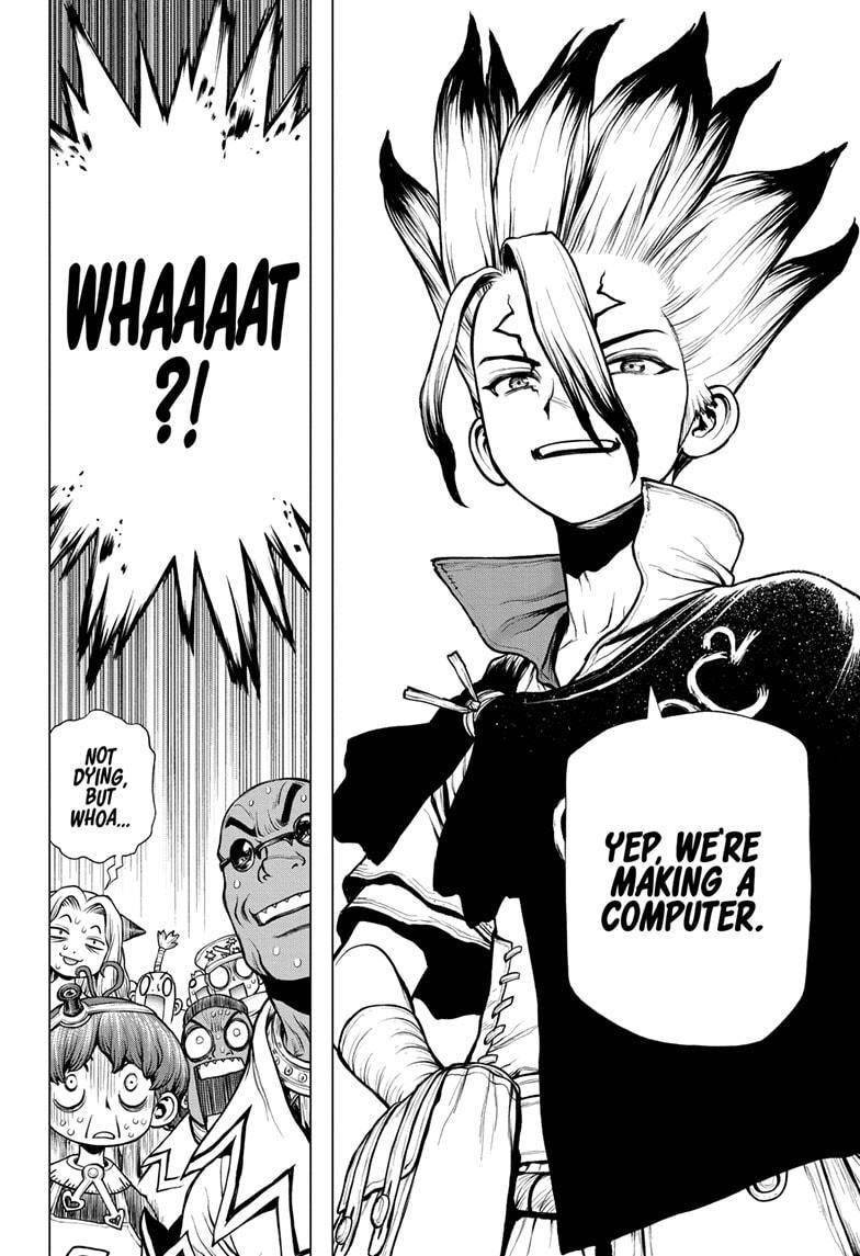 Dr. Stone Manga Chapter 206 page 7 - Dawn of the Computer