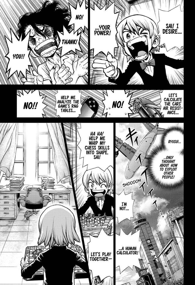 Dr. Stone Manga Chapter 207 page 11 - Linking the Circuit Diagram