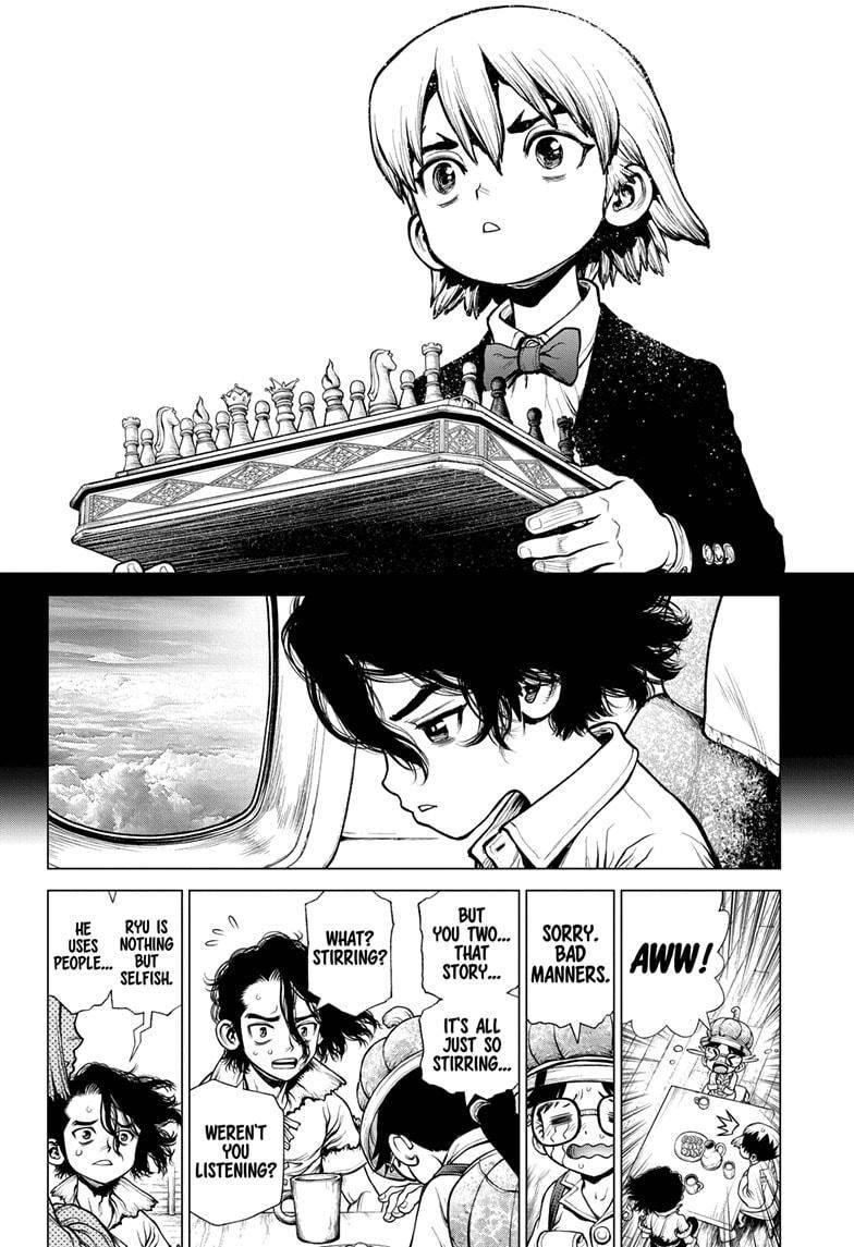 Dr. Stone Manga Chapter 207 page 12 - Linking the Circuit Diagram