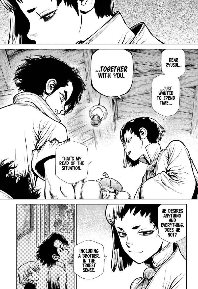 Dr. Stone Manga Chapter 207 page 13 - Linking the Circuit Diagram