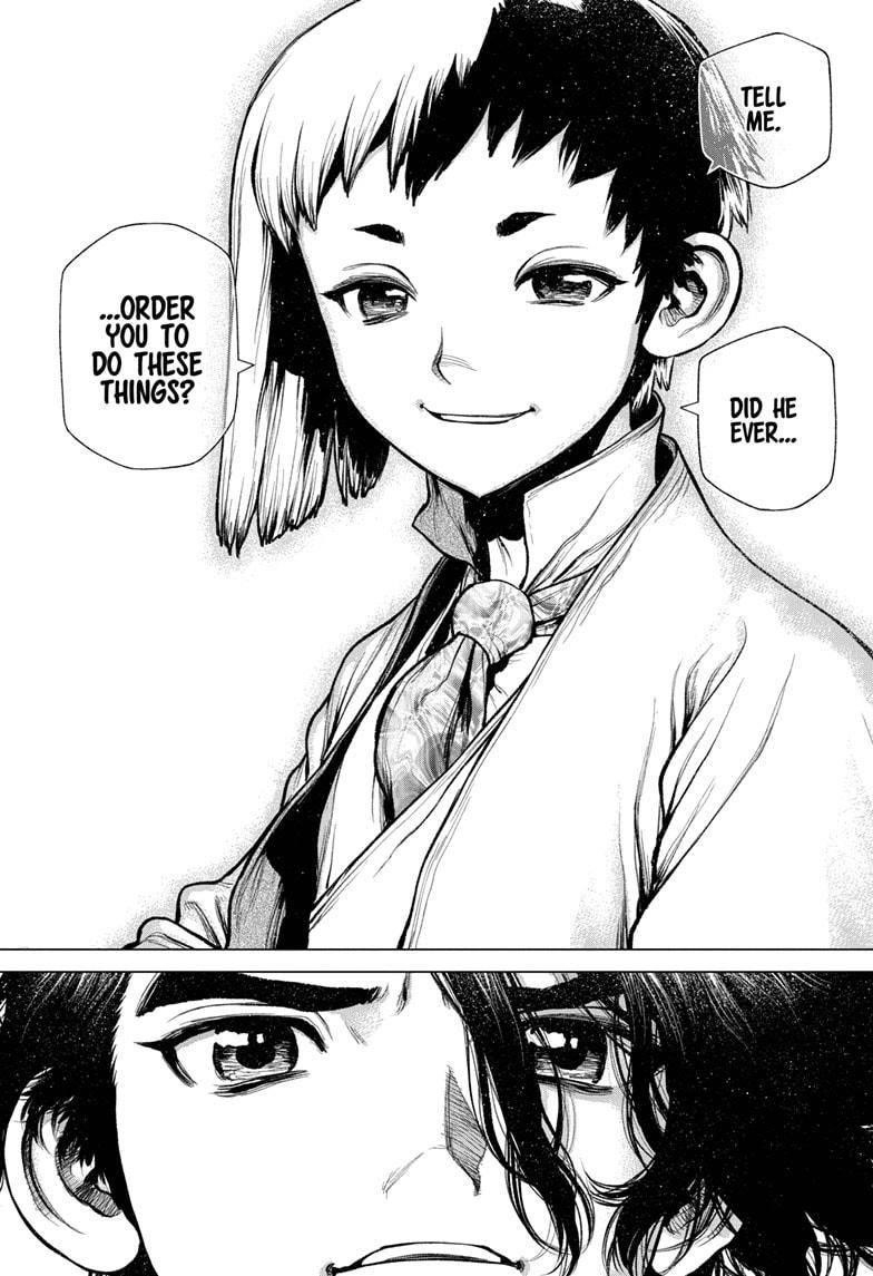 Dr. Stone Manga Chapter 207 page 14 - Linking the Circuit Diagram