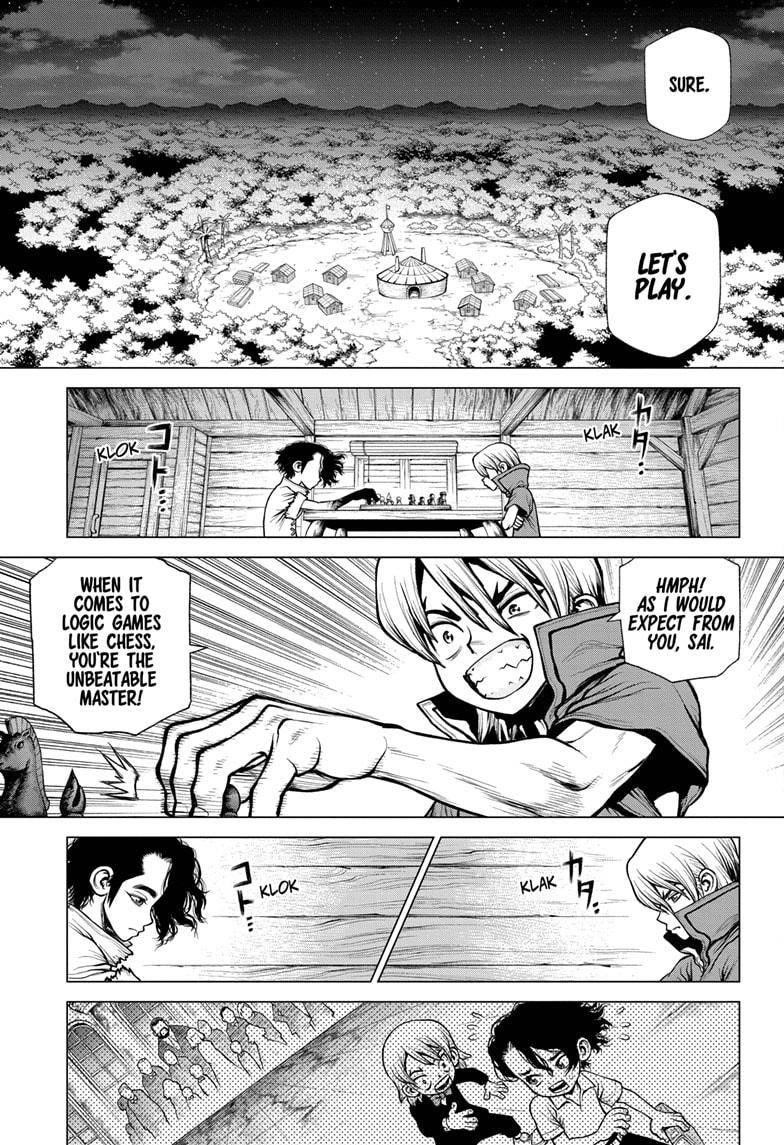 Dr. Stone Manga Chapter 207 page 17 - Linking the Circuit Diagram