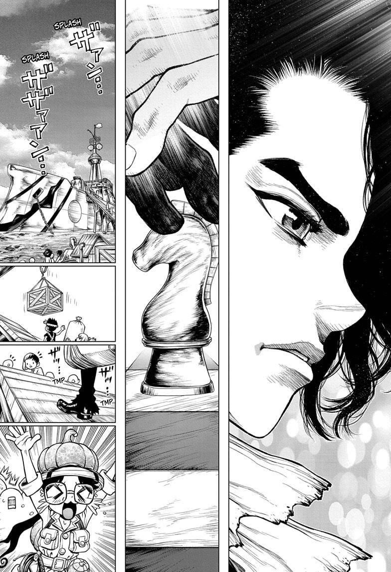 Dr. Stone Manga Chapter 207 page 19 - Linking the Circuit Diagram