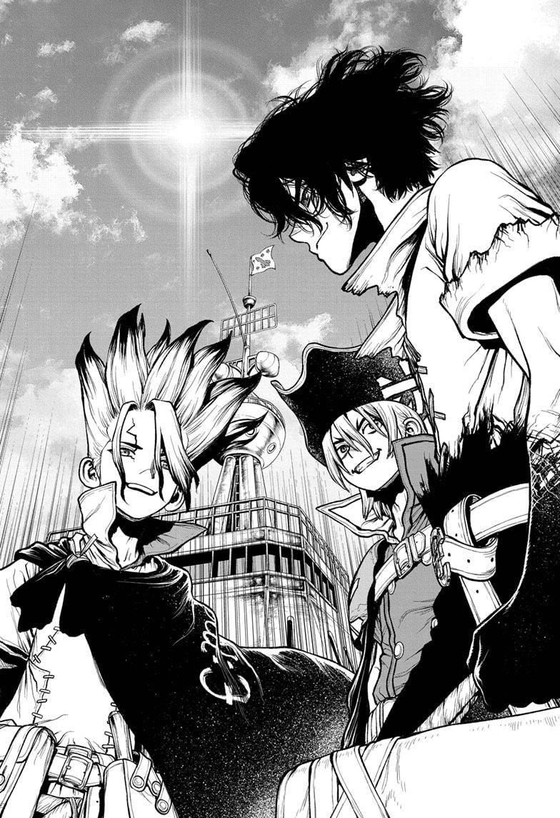 Dr. Stone Manga Chapter 207 page 20 - Linking the Circuit Diagram