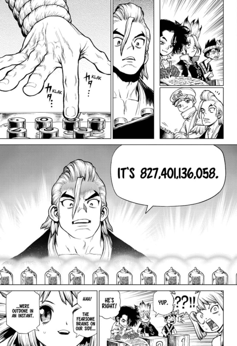 Dr. Stone Manga Chapter 208 page 14 - Science Transcends Humanity